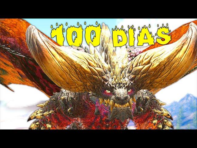 SOBREVIVO 100 DÍAS entre DRAGONES - ARK (Película Completa)