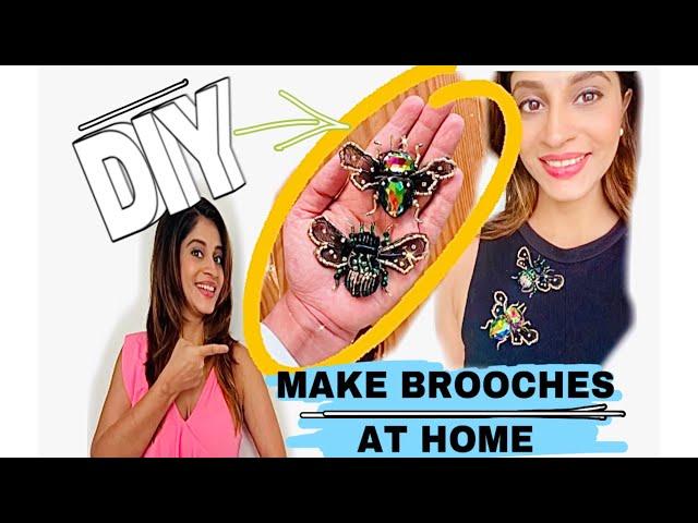 Make BROOCHES at home| EASY | DIY.  #diy #art #fashion #handmade