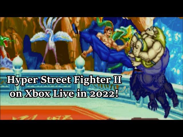 Hyper Street Fighter II on Xbox Live via Insignia