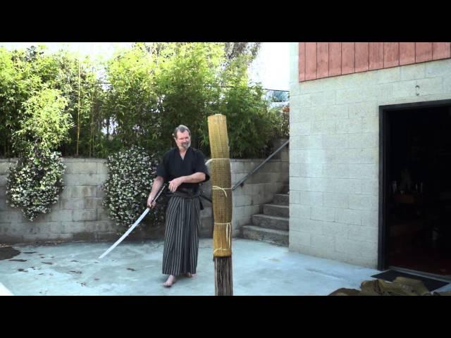 Bugei Tameshigiri James Williams Sensei Nami ryu