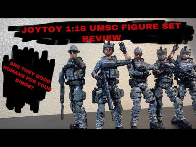 JOYTOY UNITED STATES MARINE CORPS 1:18 FIGURE SET REVIEW!