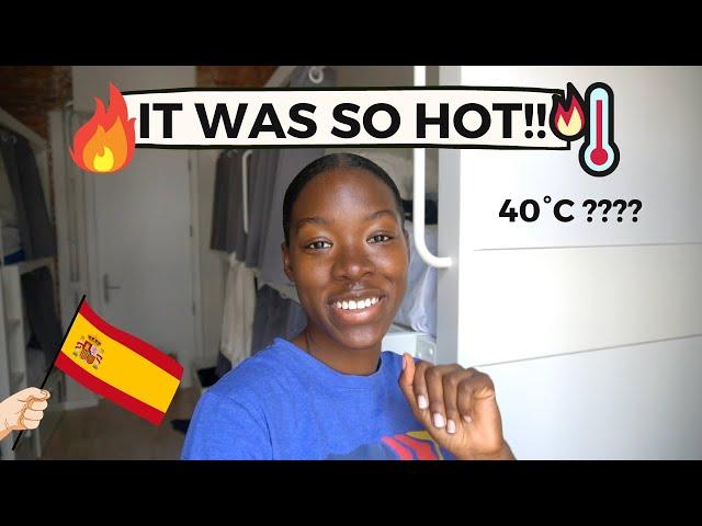First time in Madrid Spain | it was too hot to vlog!