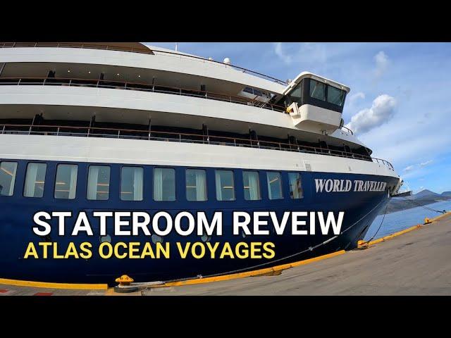 Stateroom Review| Atlas Ocean Voyages | World Traveller