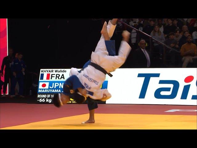 Walide KHYAR vs Joshiro MARUYAMA | ROUND 3 -66 Paris Grand Slam 2024