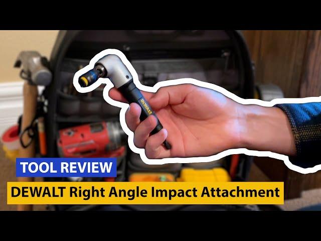 DeWalt 90° Impact Attachment TOOL REVIEW