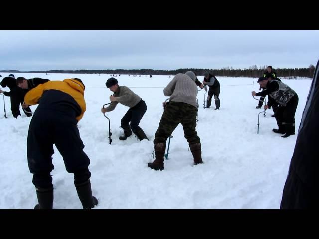 Золотая лунка 17 марта 2012г.Ледобуры. 1 тур