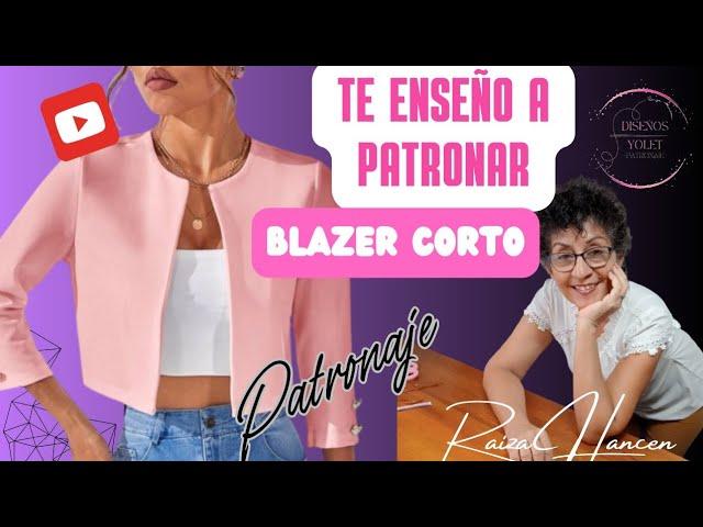 COMO PATRONAR BLAZER CORTO.