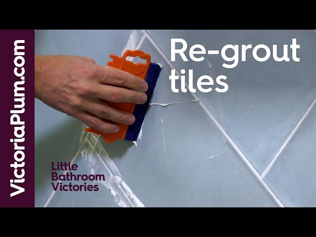 How to re-grout tiles | Tiling tips from Victoria Plum