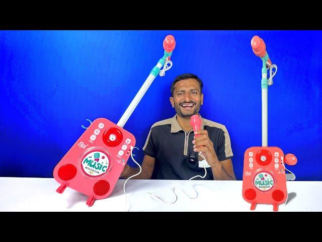 Music Play Set with Two Microphones Unboxing and Testing - JMV TOYS