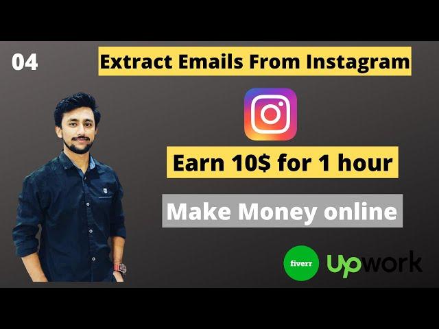 How to Extract /scrape Email Addresses from Instagram2020| Data entry upwork practical project5 2019