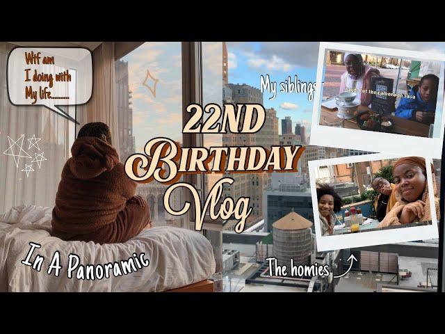 I had a Quarter-Life Crisis on my 22nd Birthday in a NYC skyscraper | My Birthday Vlog️CC