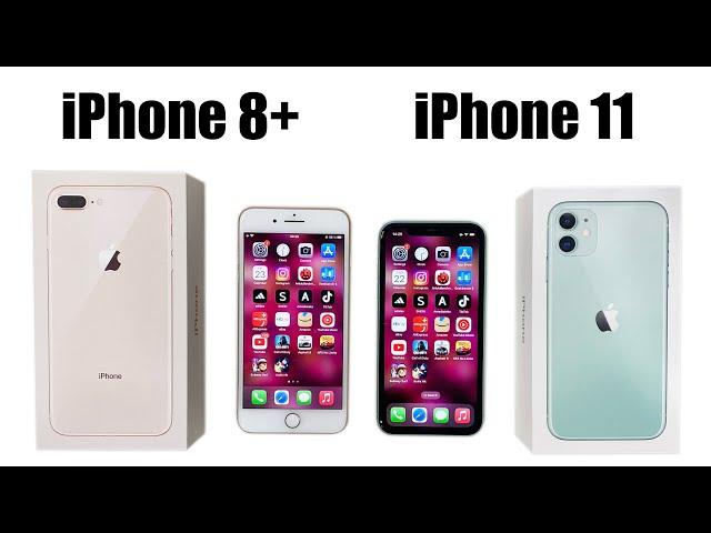 iPhone 8 Plus vs iPhone 11 (iOS 16) SPEED TEST