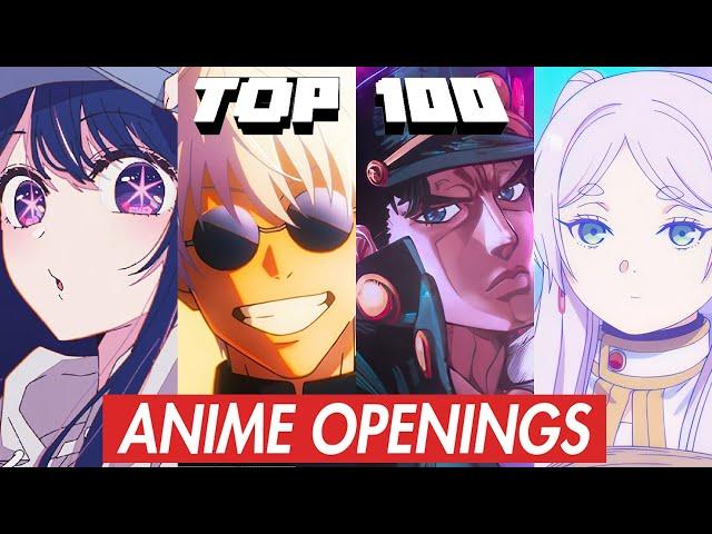 TOP 100 Most Listened Anime Openings of all times