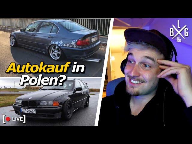 Marvin sucht nach einem Projektauto für den Polentrip! | LB Garage Twitch Streamhighlights