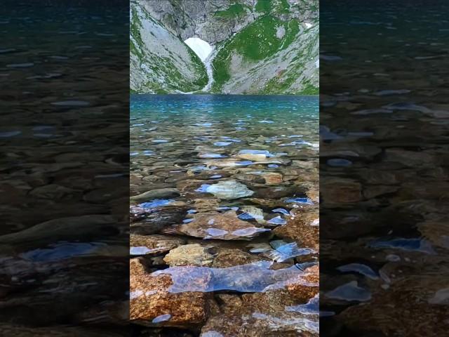 Spectacular Alpine Lake in Poland  #shorts #lake #nature #shortsvideo #poland