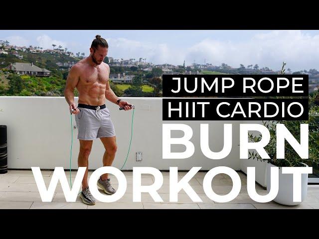 20 Min CARDIO HIIT Jump Rope Workout For Fat Loss