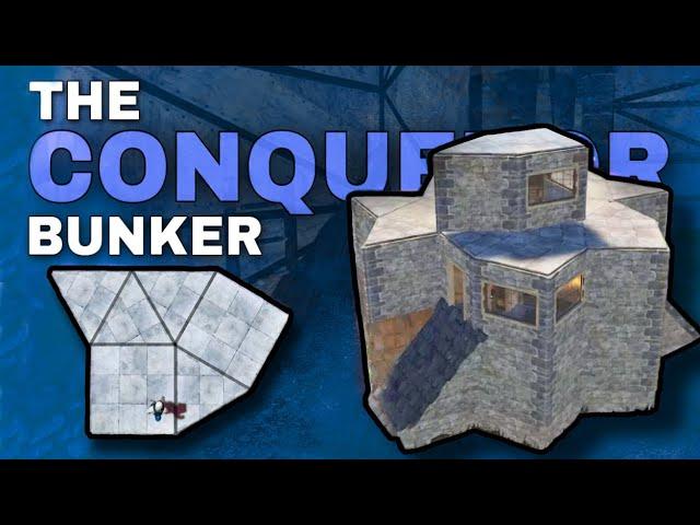 NEW Solo/Duo/Trio INSANE ROOF BUNKER | Rust Base Build