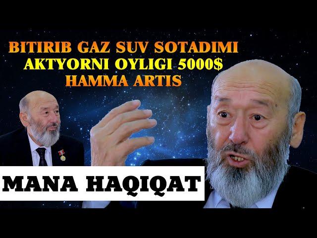 MANA HAQIQAT aktyor 5000 $ oylik olishi kerak Hozir Artist hamma AQSH da ko'chada qolmaysiz Tezkor