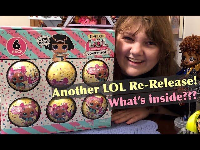 LOL Surprise Confetti Pop Series 3 Re-Released 6-Pack Dolls - Unboxing & Review