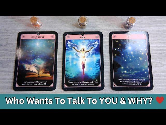 ⭐Who Want's To Talk To YOU & WHY?️Romance Message1️Pick a Card