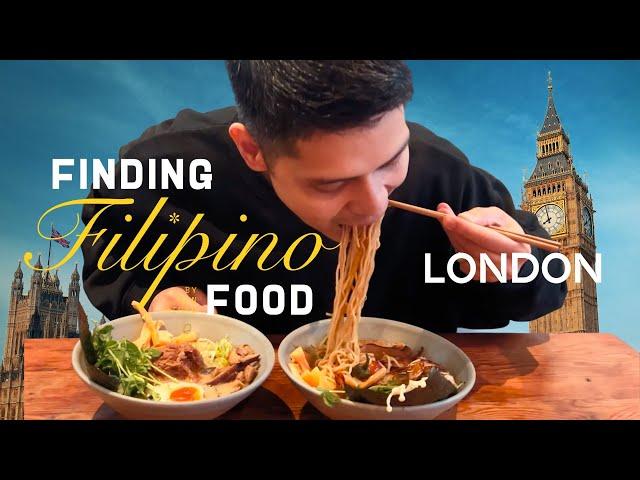 The Most Interesting FILIPINO food in LONDON | Finding Filipino Food Season Finale