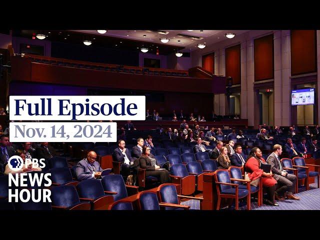 PBS News Hour West live episode, Nov. 14, 2024