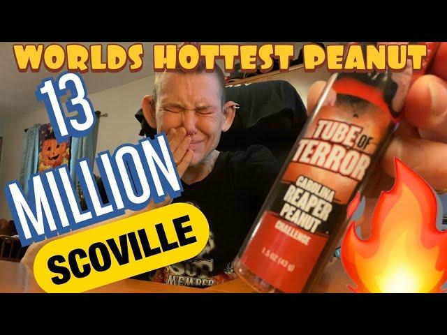 TUBE OF TERROR | LEAGUE OF FIRE | 13 MILLION SCOVILLE | MOM VS FOOD | WORLDS HOTTEST PEANUT