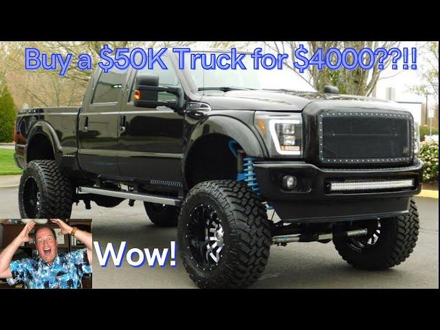 BUY A $50K TRUCK FOR $4K???!