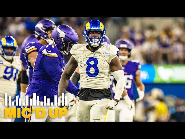 Jared Verse Mic'd Up In Week 8 Win Over Vikings: "You Can't Block Me!"