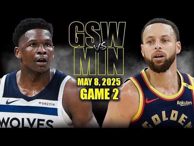 Golden State Warriors vs Minnesota Timberwolves Full Game 2 Highlights - May 8, 2025 | NBA Playoffs