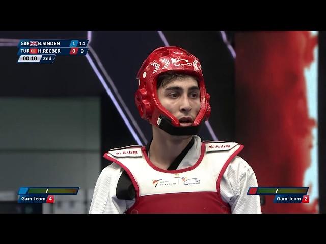 M -68kg Quarterfinal, Bradly SINDEN (GBR) VS Hakan RECBER (TUR)