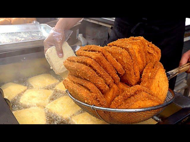 식빵고로케 Amazing Skill of the Fried Croquette Toast Master - Korean street food