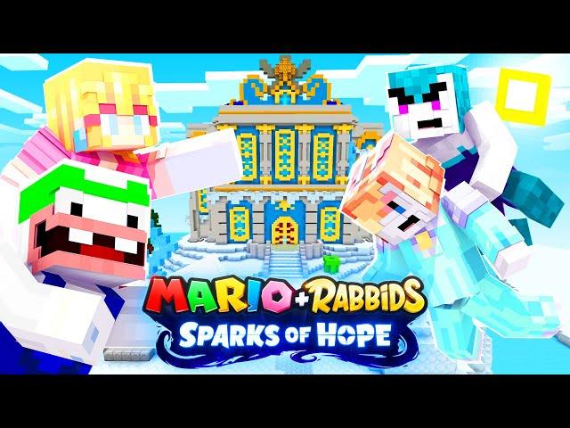 Rabbid Rosalina RESCUE From Pristine Peaks! | Minecraft Mario + Rabbids Sparks Of Hope  | [3]