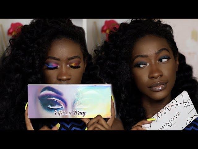 I Tried 2 "Beauty Guru" Makeup Brands | Lunar Beauty + Dominique Cosmetics