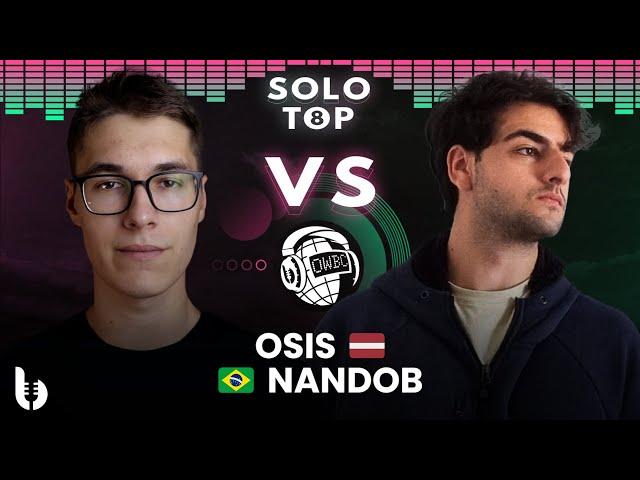 OSIS VS NANDOB | Online World Beatbox Championship 2022 | TOP 8 SOLO BATTLE