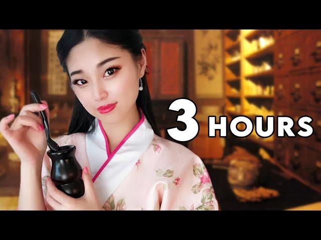 [ASMR] For a Good Night's Sleep  ~ 3 Hours of Chinese Culture