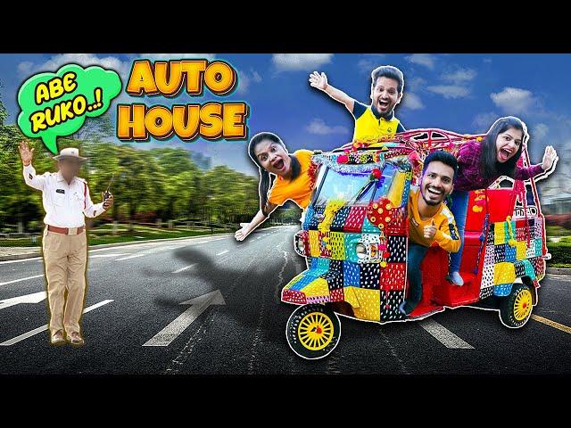 Living In AutoRickshaw For 24 Hours | Hardest Challenge Ever | Hungry Birds