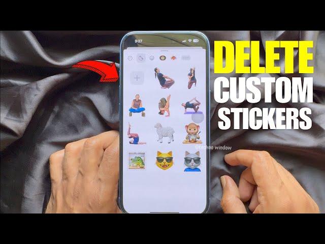 How to Delete Custom Stickers on iPhone