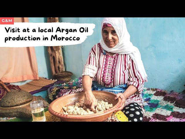 Morocco Argan Oil Production With Locals