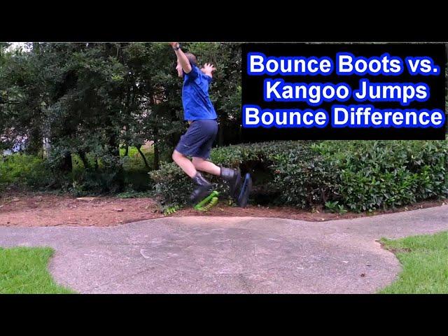 Comparing The Bounce Boots Vs  Kangoo Jumps Bands or Springs Difference