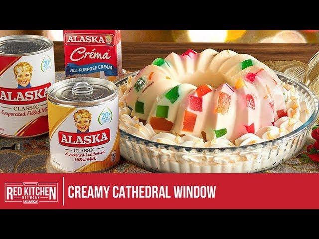 Creamy Cathedral Window