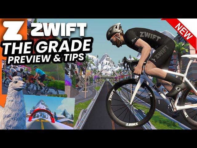 FIVE Tips for Success on The GRADE // Preview of the New ZWIFT Road!