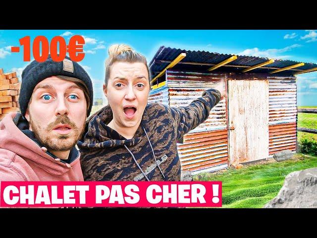 On construit un CABANON pour MOINS de 100 EUROS ! TRAVAUX RENOVATION MAISON EP 49