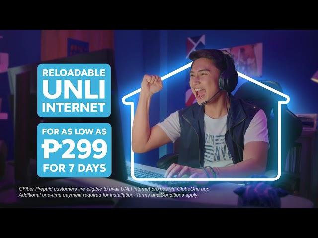 Unli-Gaming? Kaya Mo Now! | GFiber Prepaid Unlimited Internet