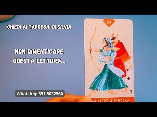 Ricorda cosa ti dicono le Carte oggi! Perché ti assicuro che accadrà