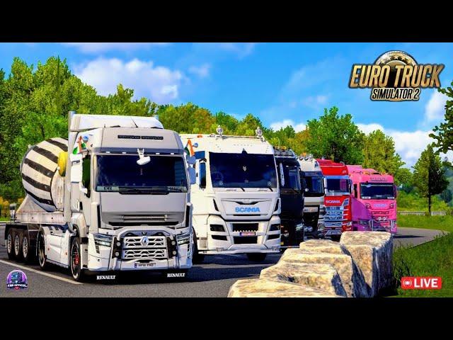  ETS2 1.53 Convoy Live | Euro Truck Simulator 2 Multiplayer LIVE | ETS2 Gameplay