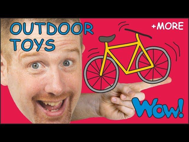 Outdoor Toys Stories for Children from Steve and Maggie | Learn English with Stories Wow English TV