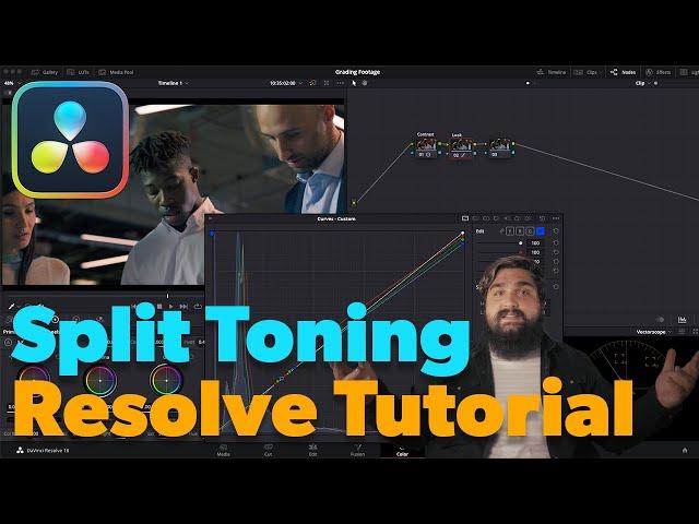 Why TEAL and ORANGE | Split Toning Davinci Resolve 18 Tutorial