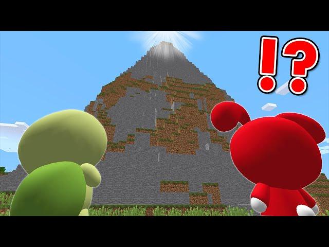 Climbing Up The Summit in Minecraft