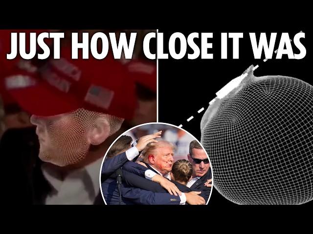 Incredible footage shows how Donald Trump dodged bullet that would have left him DEAD